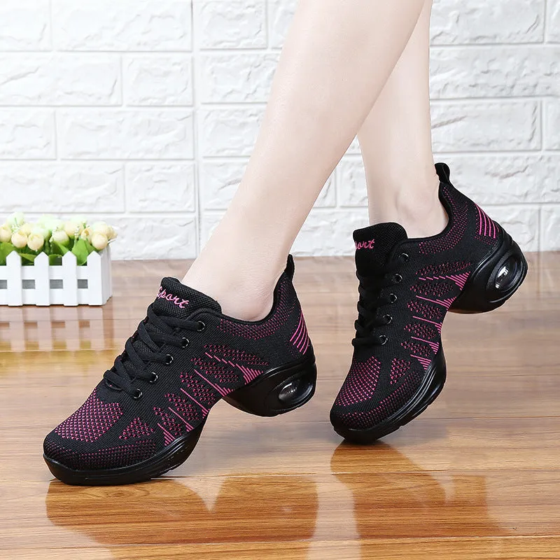 Women's Dance Sneakers Practice Trainning Dance Shoes Modern Jazz Dance