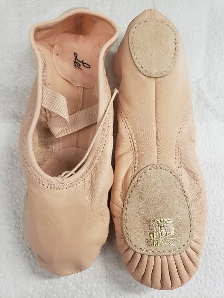 Yara -- Women's Leather/Spandex Split Sole Ballet -- Ballet Pink